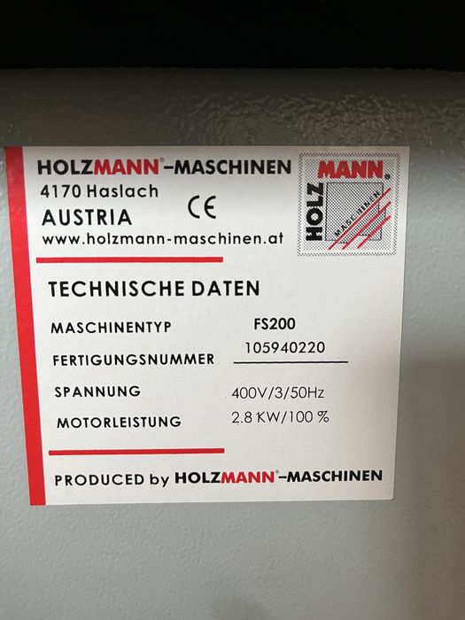 Holzmann FS 200 фрезерний верстат по дереву