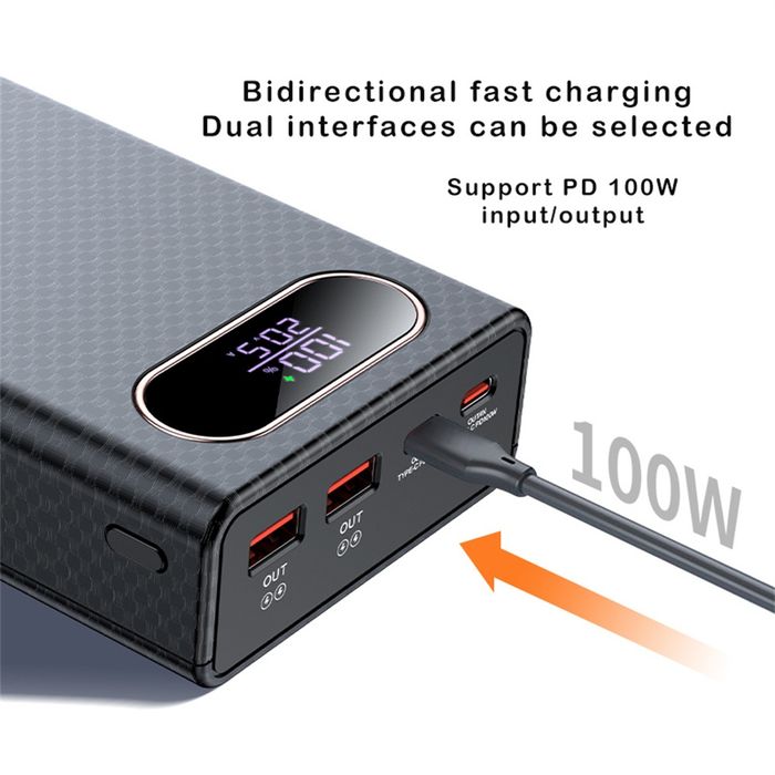 Корпус  павербанка 100w, 21700 x 6шт