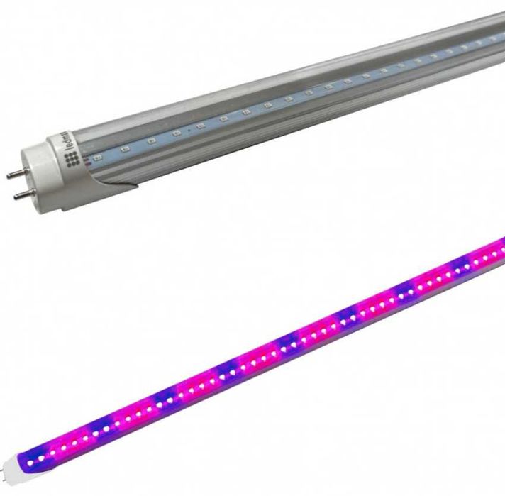 10 Фітоламп 16W T8 - 2835-1,2F для рослин LEDMAX (4 червоних 2 синіх)
