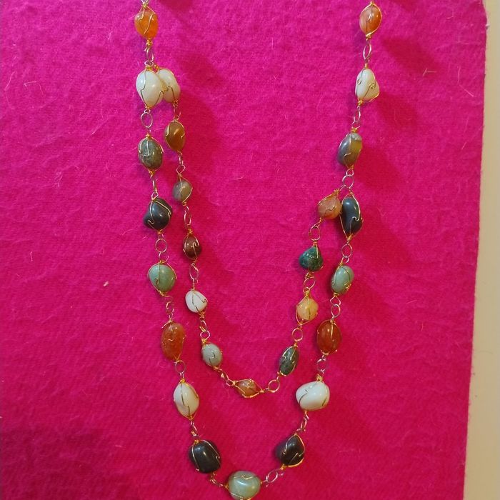 Бусы из натуральных полудрагоценных камней