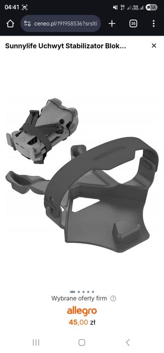 Sunnylife Uchwyt Stabilizator Blokada Śmigieł  Do Drona DJI Mini 5 pro