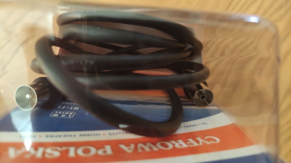 Kabel wtyk antenowy połączeniowy 3m Multisat TV-VIDEO