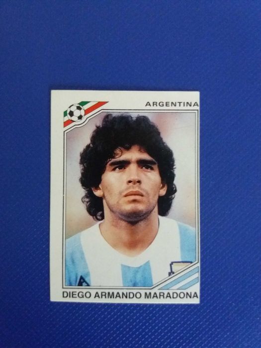 Cromo Maradona Mundial 1986