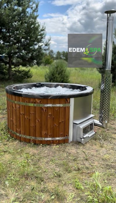 Спа купель! Чан на дровах! Чан з джакузі! Баня офуро!