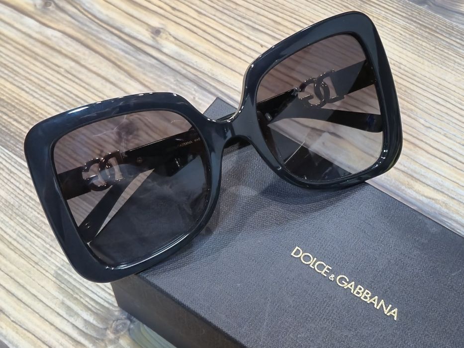 Розкішні жіночі крупні геометричні окуляри Dolce&Gabbana DG 6193-U (Оригінал, Італія)