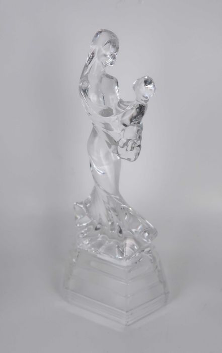 Escultura Art Deco em Cristal - maternidade