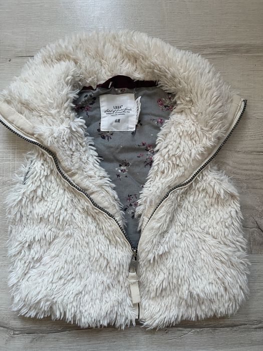 Дитяча жилетка зі штучного хутра H&M 92 см