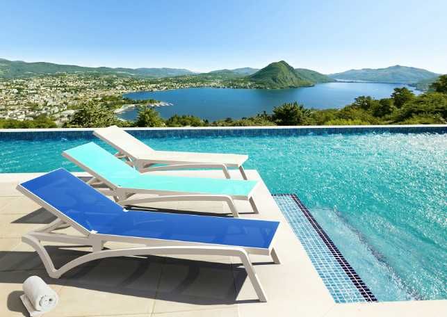 Шезлонги лежаки пляжні Holiday, Slim, Pacific, Rio, Aqua, Fiji