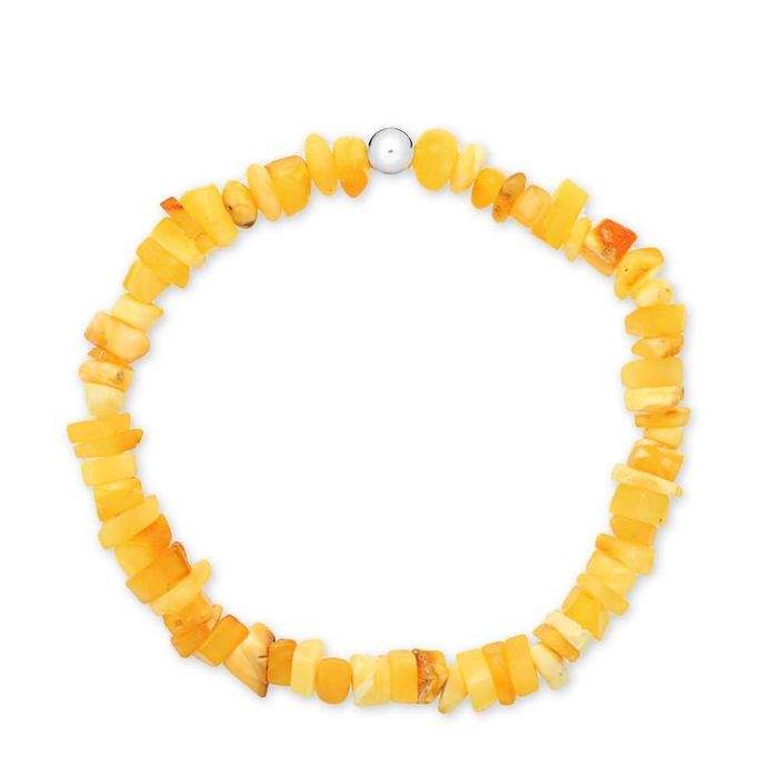 Bransoletka z bursztynu