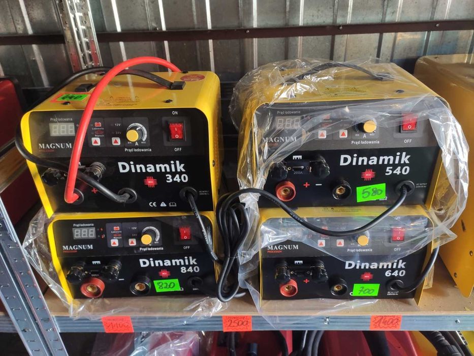 INWERTEROWY prostownik z ROZRUCHEM rozruch 840 12V / 24V