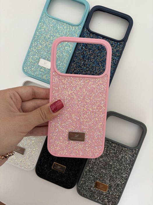 Чохол сваровскі swarovski на айфон від 13pro - 17 pro max