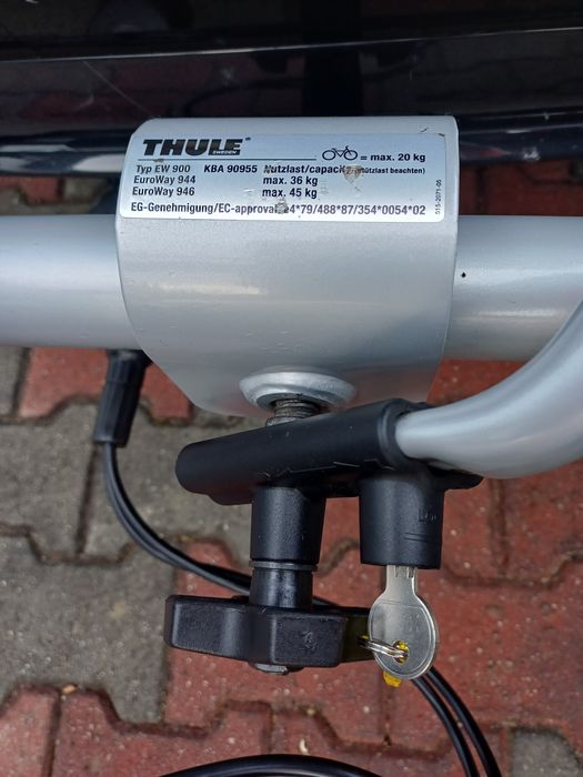 Bagażnik rowerowy, platforma na 3 rowery Thule typ EW 900, EuroWay 946