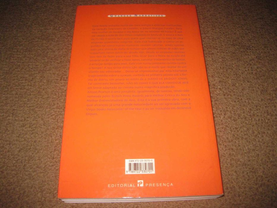 Livro "Não Sei Como É Que Ela Consegue" de Allison Pearson