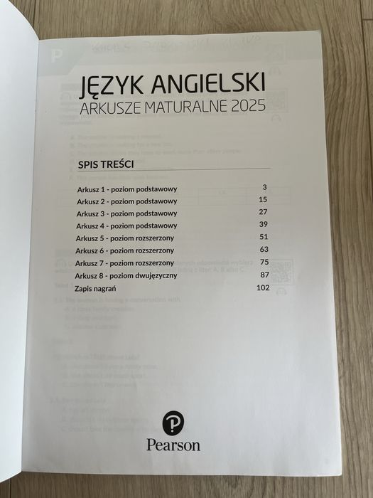 Jezyk angielski arkusze maturalne