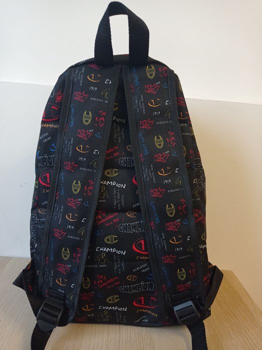 Спортивний рюкзак, наплічник, ранець, чорний в принт