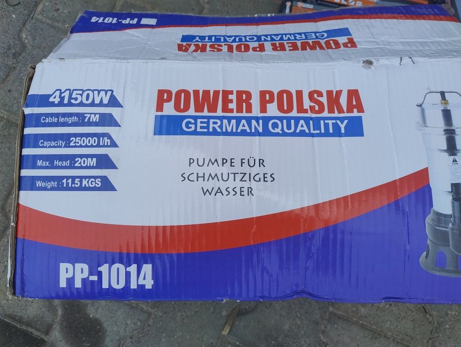 Pompa do wody Brudnej Czystej Szamba 4150W