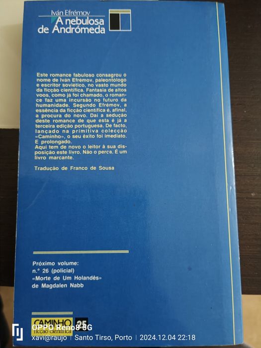 A nebulosa de Andrómeda