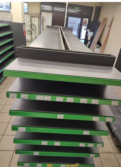 Regaly sklepowe magazynowe gondola regal wyspa