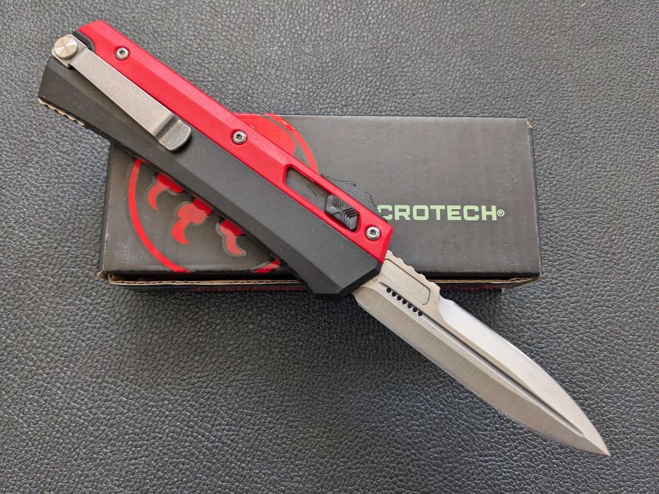 Ніж Microtech Glykon Dagger. фронтальний викидний ніж