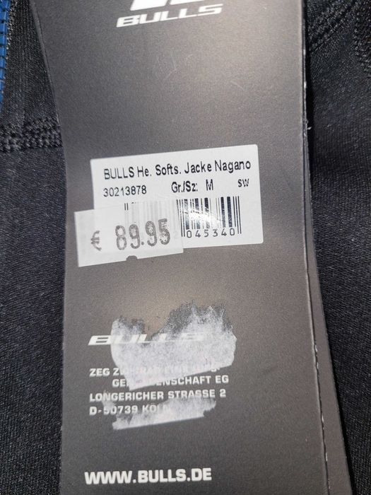 Bulls Nagano-męska kurtka sportowa/rowerowa rozm M