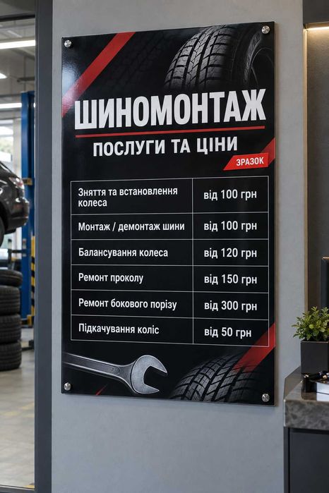 Виготовлення банерів, табличок, наклейок, підготовка дизайну