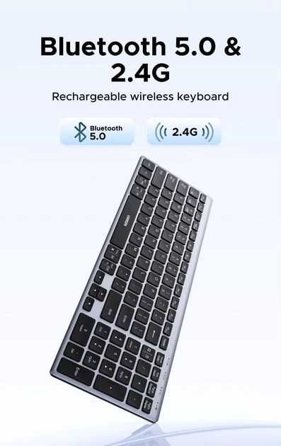 Бездротова клавіатура UGREEN K552 99 клавіш, Bluetooth та 2.4G