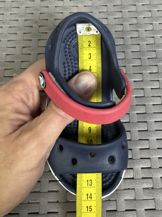 Crocs кроксы сандали C6 23 размер детские синие