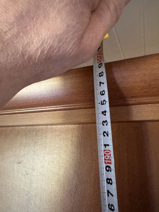 Zestaw: szafa, witryna i komoda