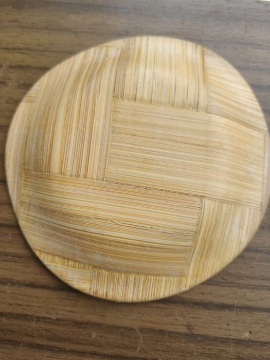 Pratos decorativos chinêses em bambú