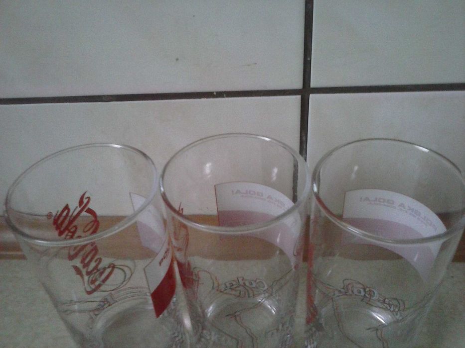 Szklanki Coca-Cola