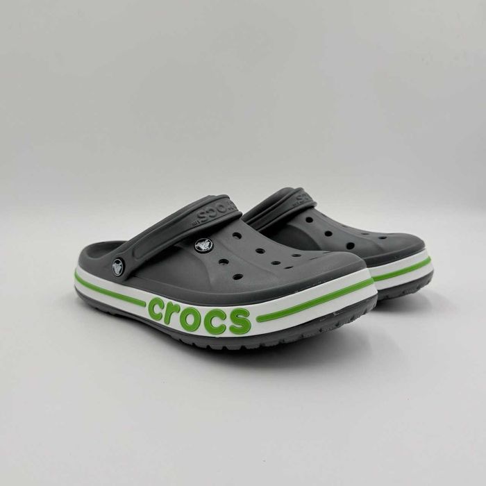 Кроксы сабо crocs bayaband clog navy синие, charcoal серые унисекс