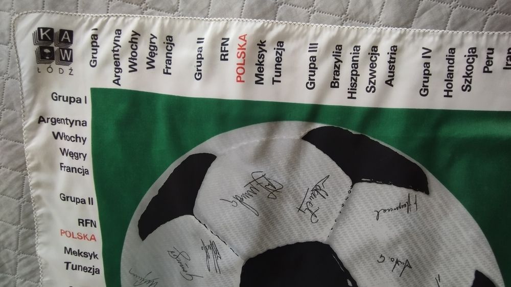 Chusta apaszka kolekcjonerska Mundual '78