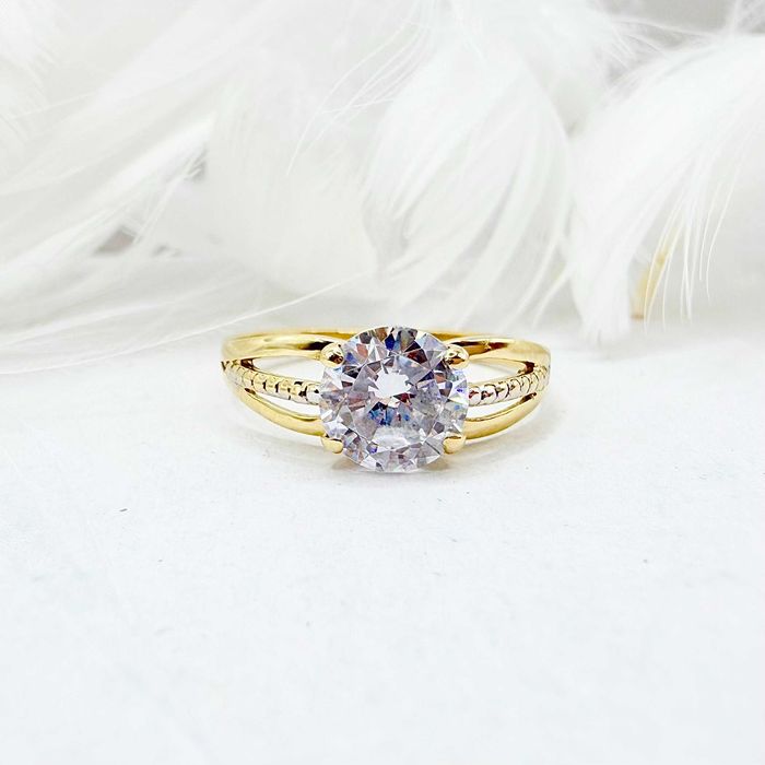 Złoty pierścionek Próba 585 (14K) Rozmiar: 17