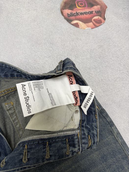 шорты Acne studios washed blue S M L