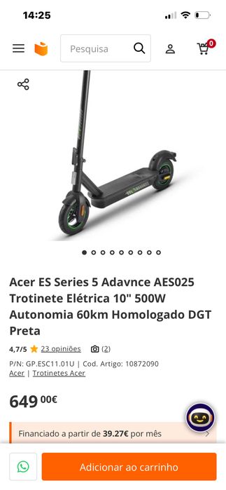 Trotinete eletrica