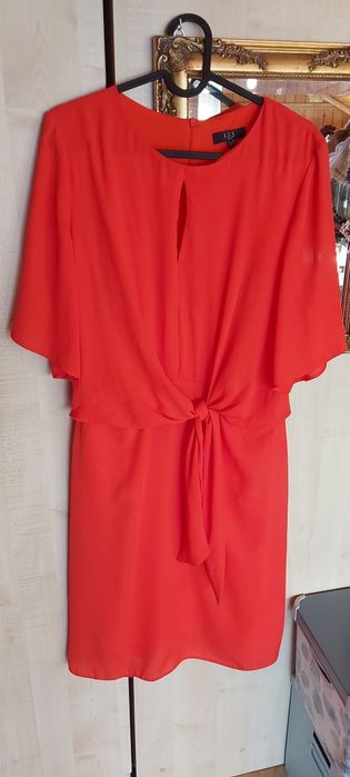 Nowa sukienka elegancka tkk max M L czerwona
