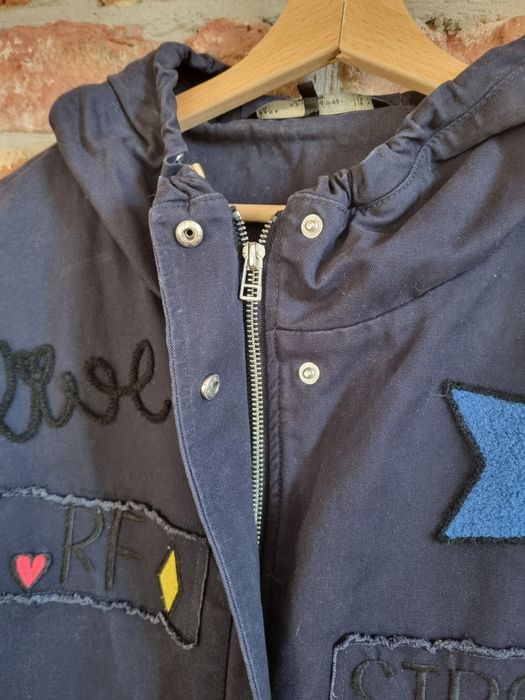 Granatowa parka Zara