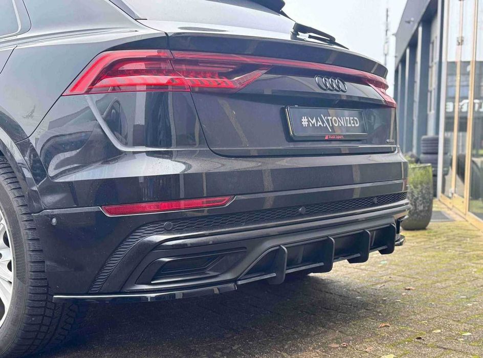 Тюнинг Audi Q8 S-line (18-23) обвес губа пороги дифузор спойлер