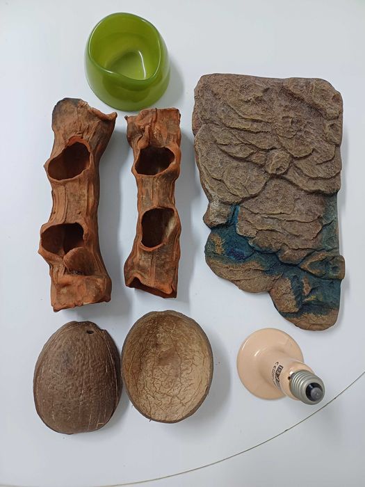 Acessórios para terrário de repteis