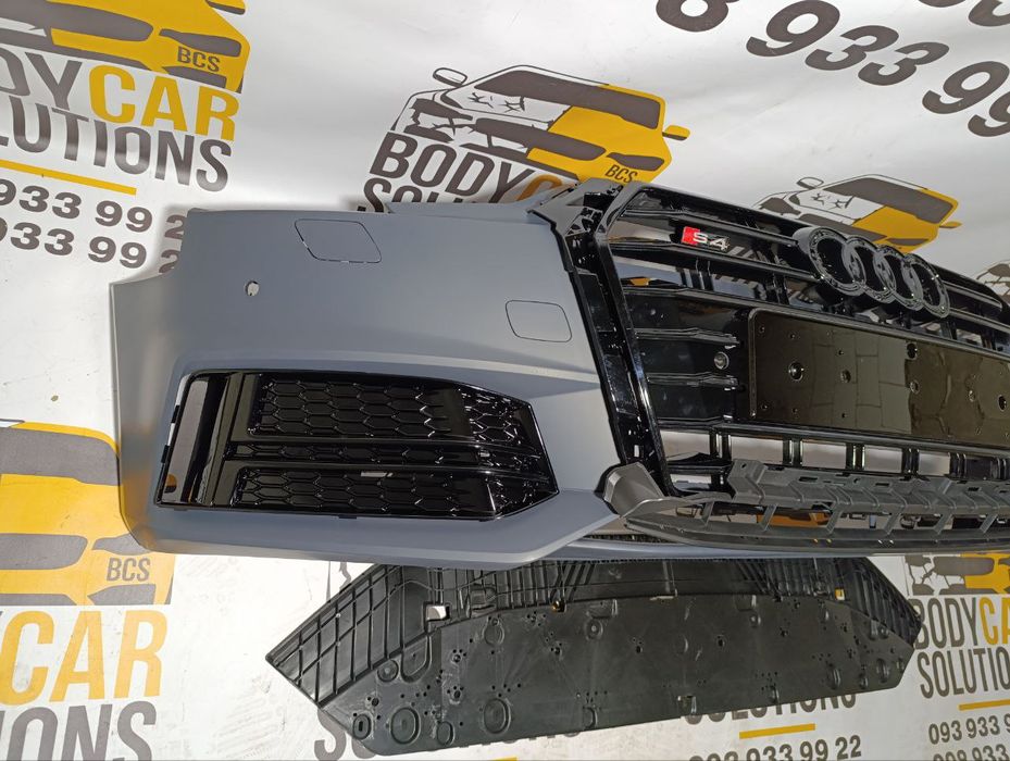 Бампер передній у зборі (S-line) AUDI A4 B9 2016-19