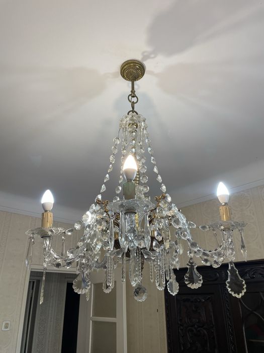 Candeeiro de tecto com 5 bracos