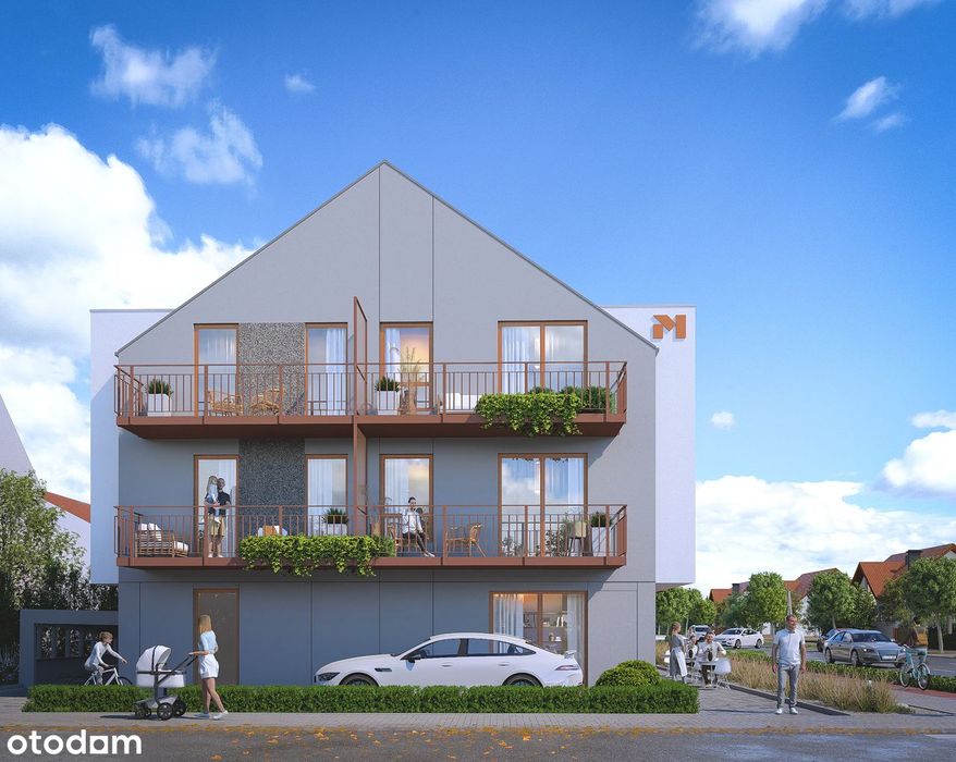 3-pokojowe mieszkanie z dużym balkonem