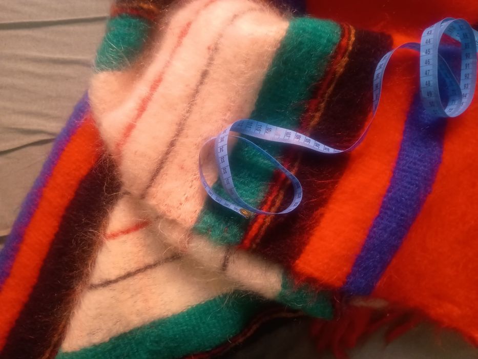 Koc 100% moher wełna