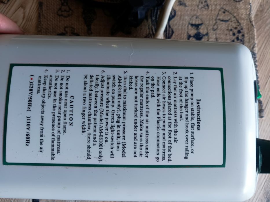 Uniwersalna pompa do materaca odleżynowego Flexi-Mat