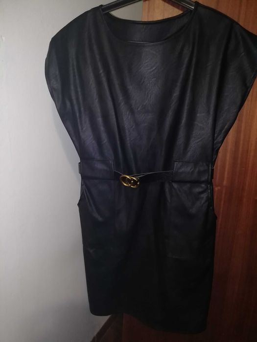 Vestido Napa/ecopele novo