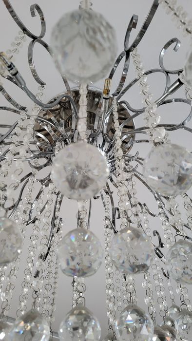 Duża lampa glamour