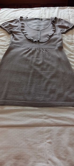 vestido de malha de senhora