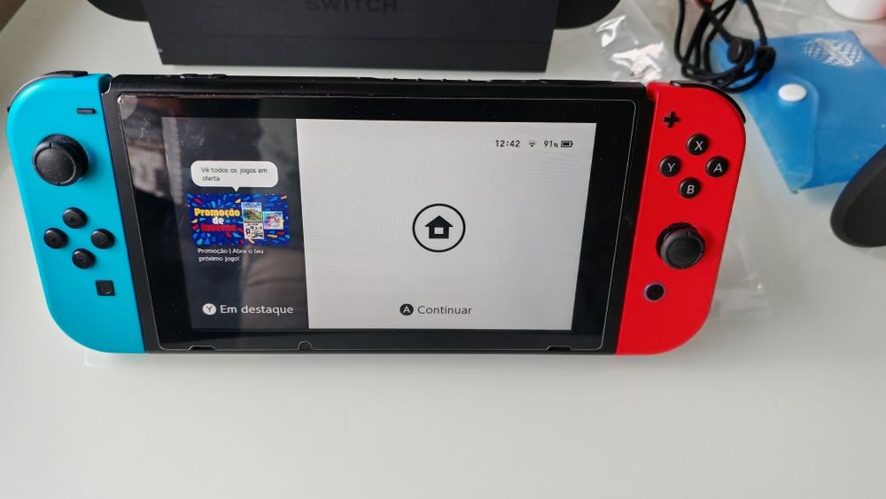 Nintendo Switch em ótimo estado