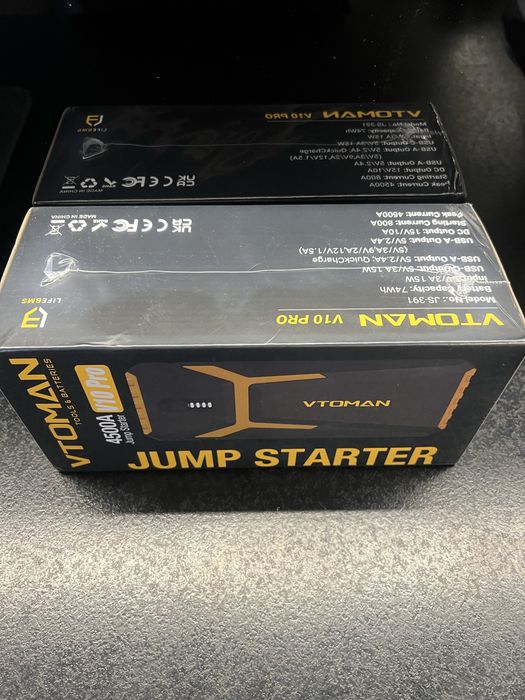 VTOMAN V10 Pro 4500A – nowy, powerbank / rozruch samochodowy