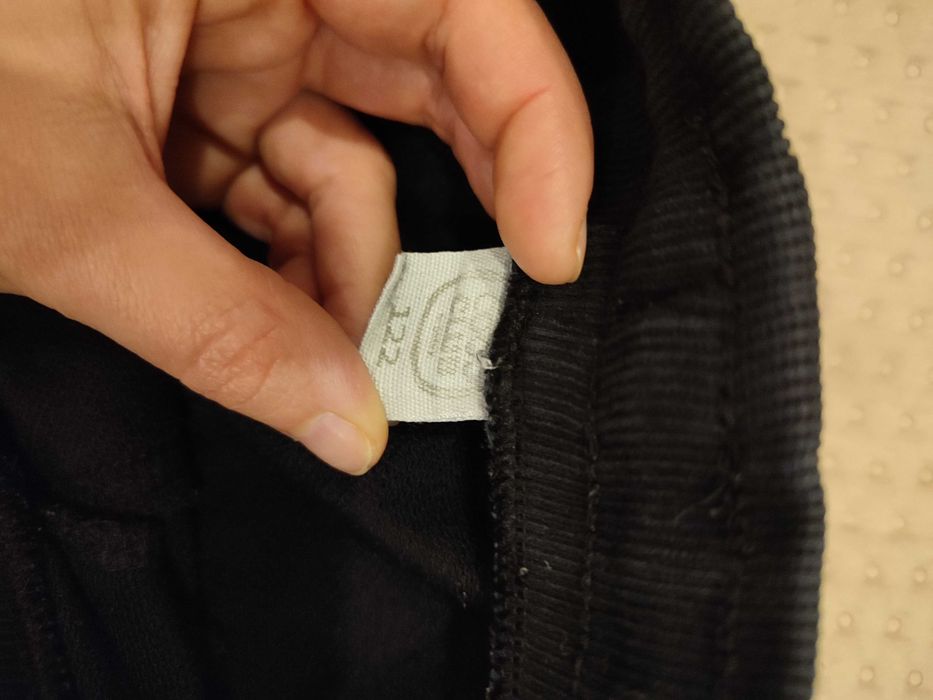 Spodnie dresowe  czarne halloween dynia 116 bawełna cool club